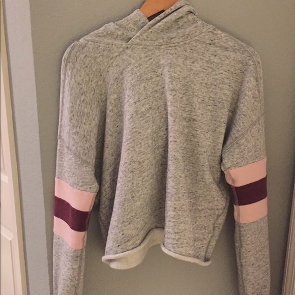 women’s abercrombie color block varsity hoodie - Picture 3 of 4